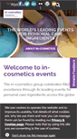 Mobile Screenshot of in-cosmetics.com